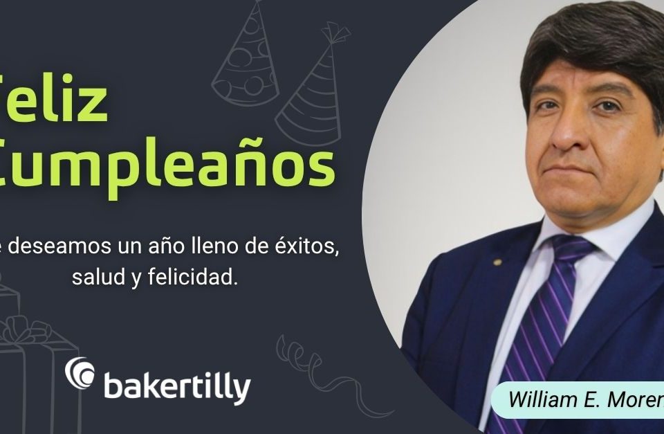 Feliz cumplaños william