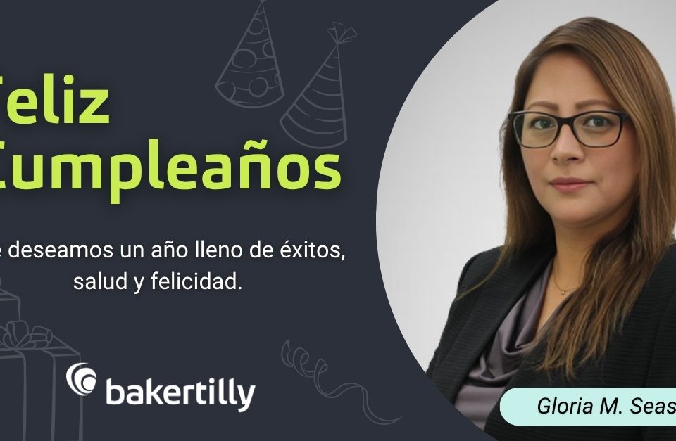 Feliz cumpleaños Gloria