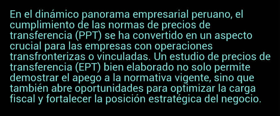 Estudio de Precios de Transferencia en Peru 1