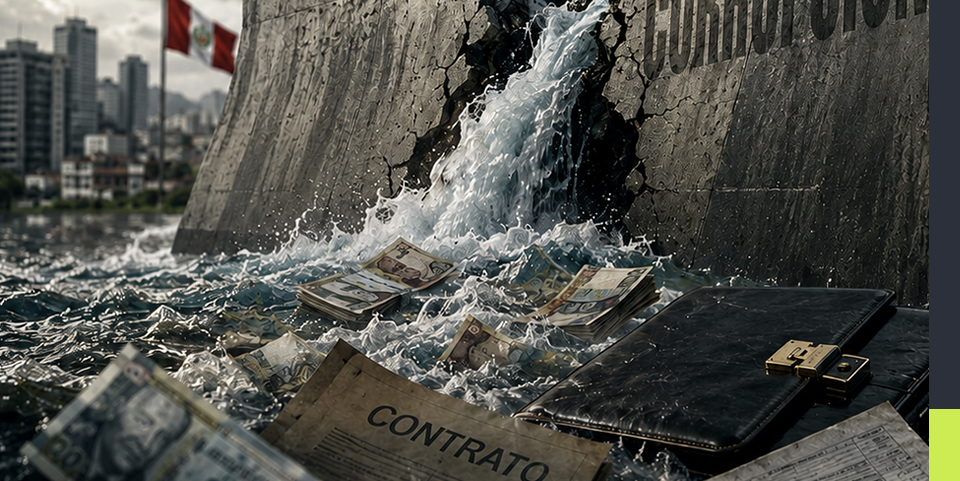 La corrupción: el dique roto del crimen económico en el Perú.