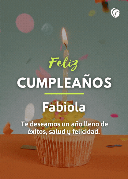 Feliz cumplaños Fabiola