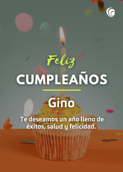 Feliz cumpleaños Gino