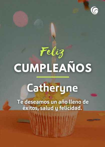 Feliz cumpleaños Catheryne